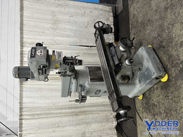 Lagun #847, vertical knee mill, 9" x47" table, 1.5 HP, index base, serial #21356 - Image 1