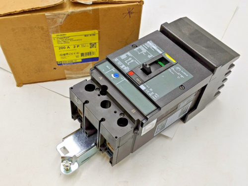 200 Amps, Square D, JDA262001, I-Line Circuit Breaker, 2 Pole, 1 phase, 600 Volts - Image 1