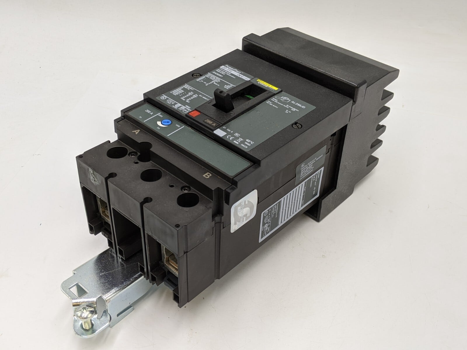 200 Amps, Square D, JDA262001, I-Line Circuit Breaker, 2 Pole, 1 phase, 600 Volts - Image 3