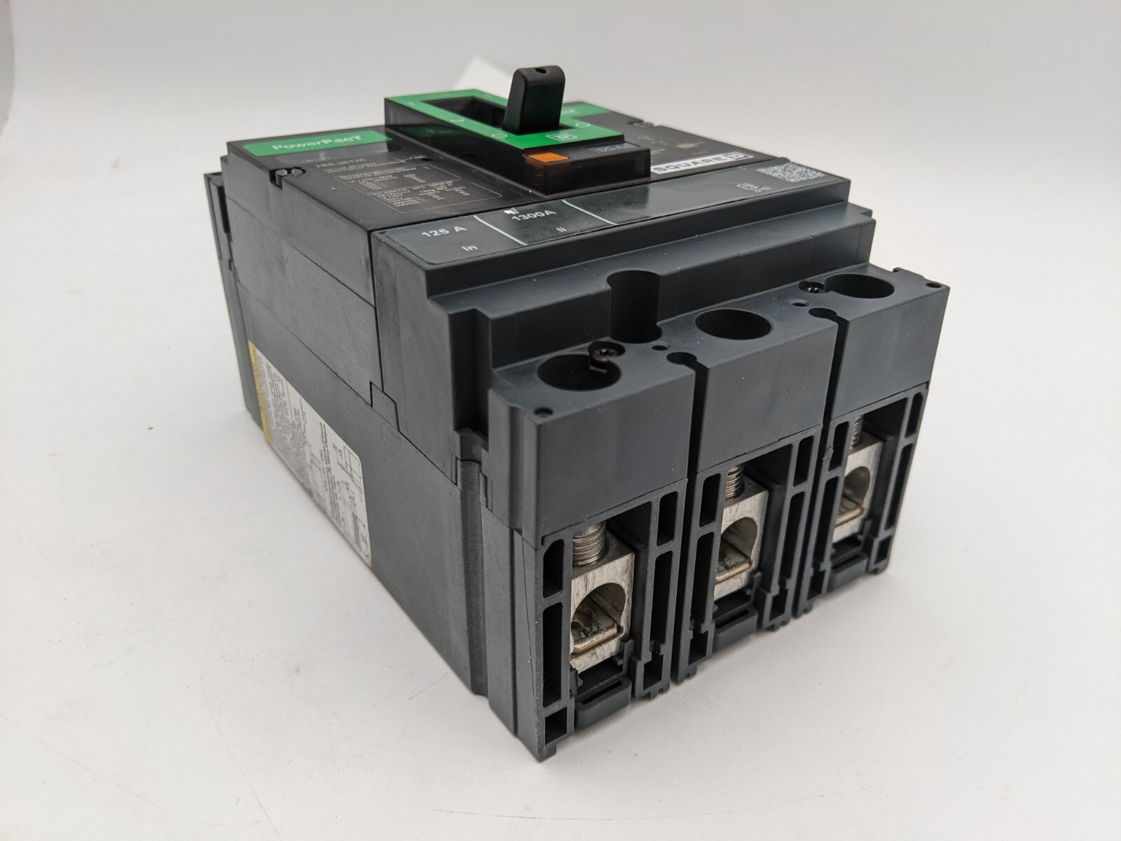 125 Amps, Square D, HDL36125, Feed-Thru Circuit Breaker, 3 Pole, 3 phase, 600 Volts - Image 5