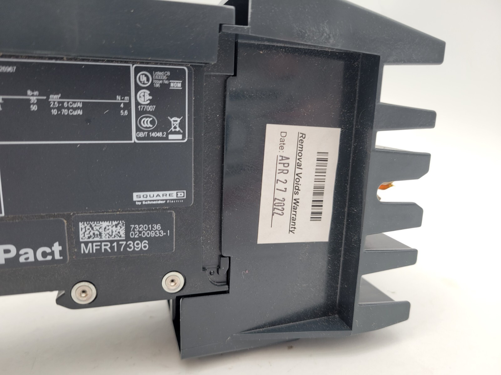 60 Amps, Square D, BGA260601, I-Line Circuit Breaker, 2 Pole, 600 Volts - Image 6