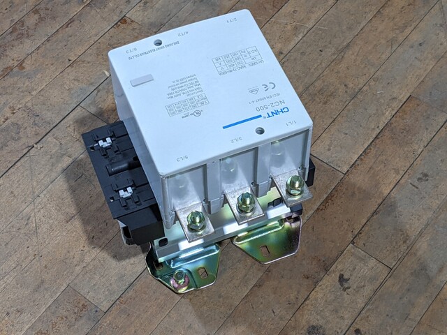 700 Amp. Chint, NC2-500, Contactor, 3 Pole, 350 HP, 120 V Coil, 600 V - Image 6