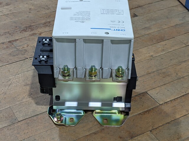 700 Amp. Chint, NC2-500, Contactor, 3 Pole, 350 HP, 120 V Coil, 600 V - Image 7