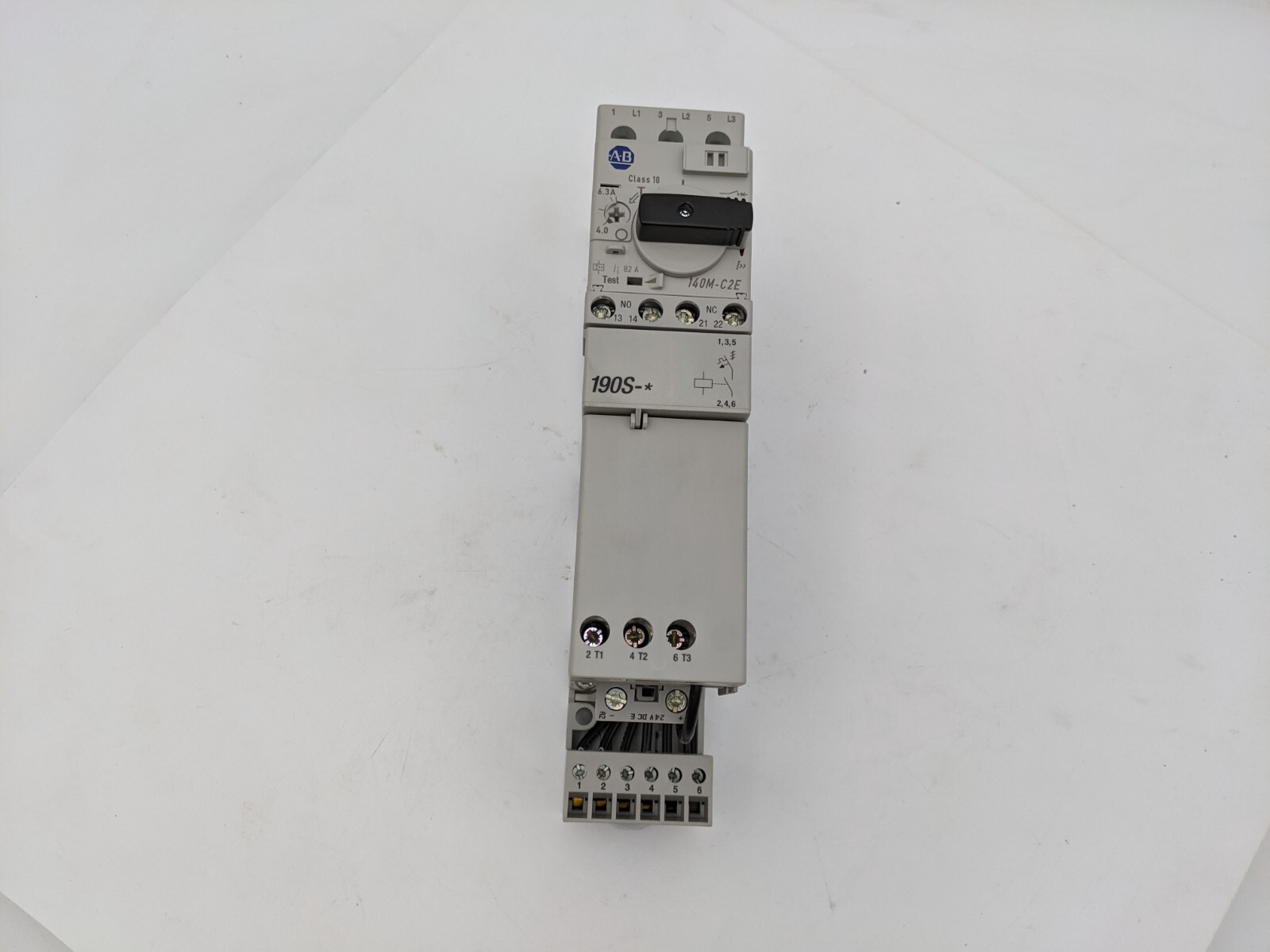 Allen-Bradley, 190S-ANEJ2-CB63C-KN, Compact Combo Motor Starter, Series B, 4 - 6.3 Amp - Image 3