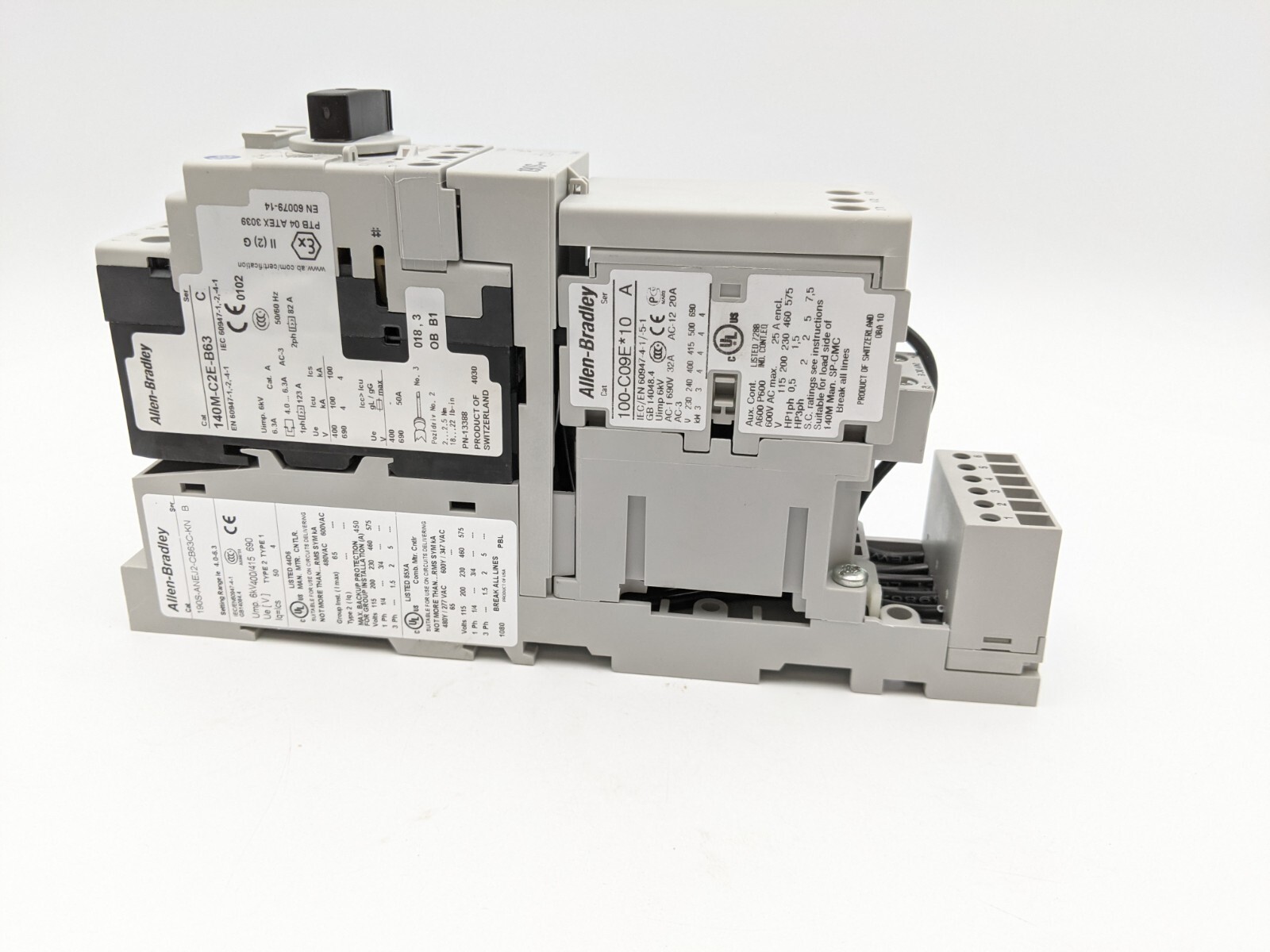 Allen-Bradley, 190S-ANEJ2-CB63C-KN, Compact Combo Motor Starter, Series B, 4 - 6.3 Amp - Image 7