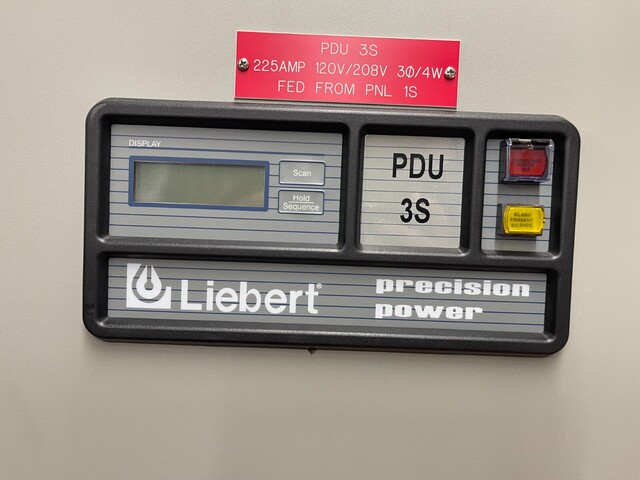 277 Amps, Liebert, PRC100C, PDU Power Distribution Unit, 100 KVA, 208/120 V, 277 Amp, 3 phase, 2010 - Image 2