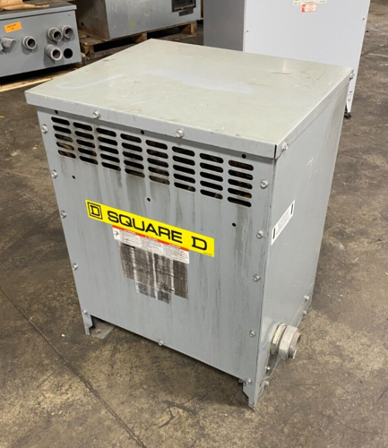 15 KVA 480 Delta Primary, 208Y/120 Secondary, Square D, Dry Type
