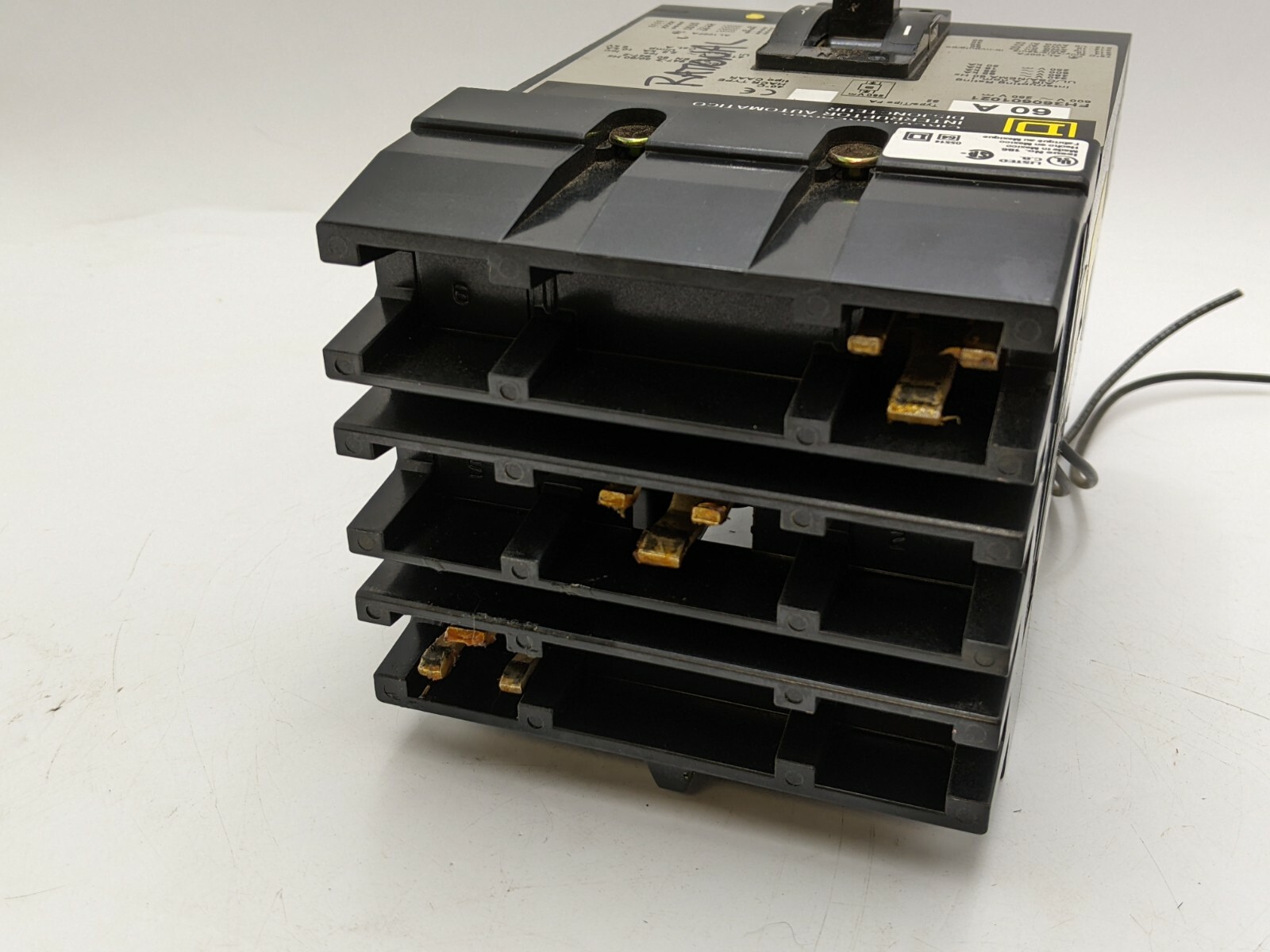 60 Amps, Square D, FH360601021, I-Line Circuit Breaker, 3 Pole, 600 V, Type FA, Shunt Trip - Image 7
