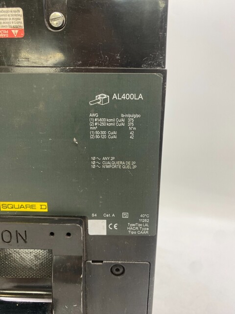 300 Amps, Square D, LAP36300MB, Bolt-On Circuit Breaker, 600 V, 3 Pole, 3 phase - Image 3