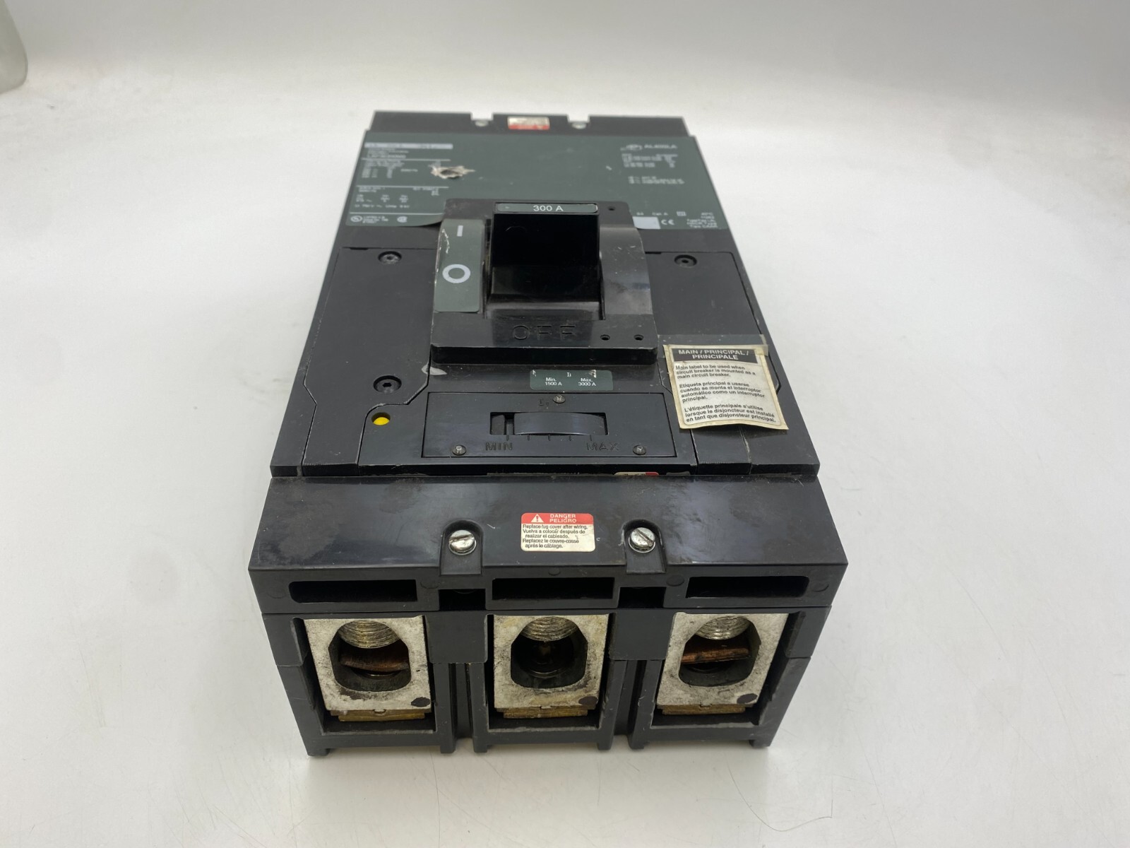 300 Amps, Square D, LAP36300MB, Bolt-On Circuit Breaker, 600 V, 3 Pole, 3 phase - Image 8