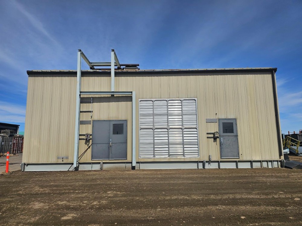 3100 KW Caterpillar #C175-16, diesel generator set, open-skid, 4160 Volts, 2015, new surplus - Image 1