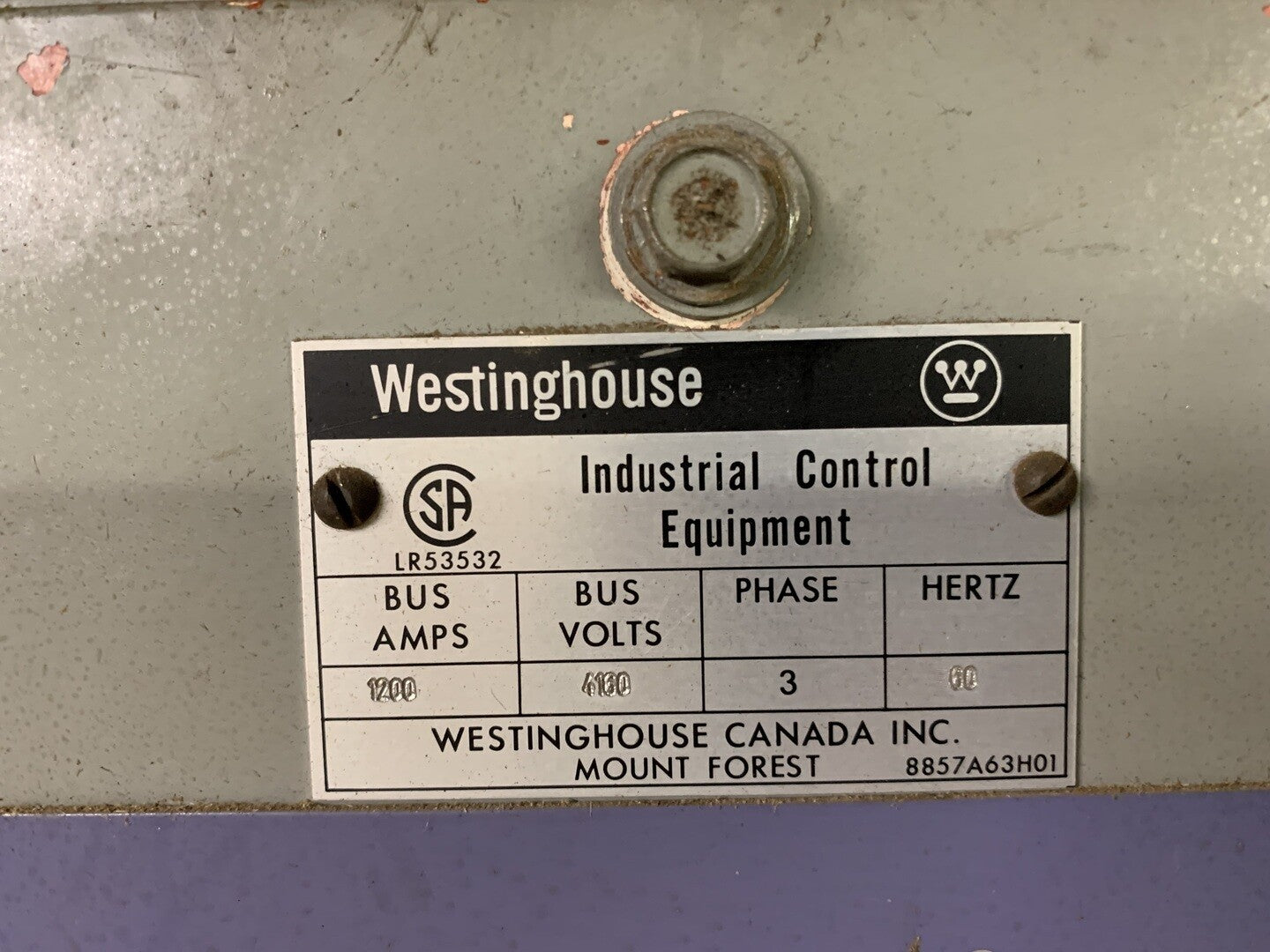Westinghouse, Medium Voltage Switchgear, 1200 Bus Amps, 4160 Bus Volts, 250/350/700 HP - Image 2