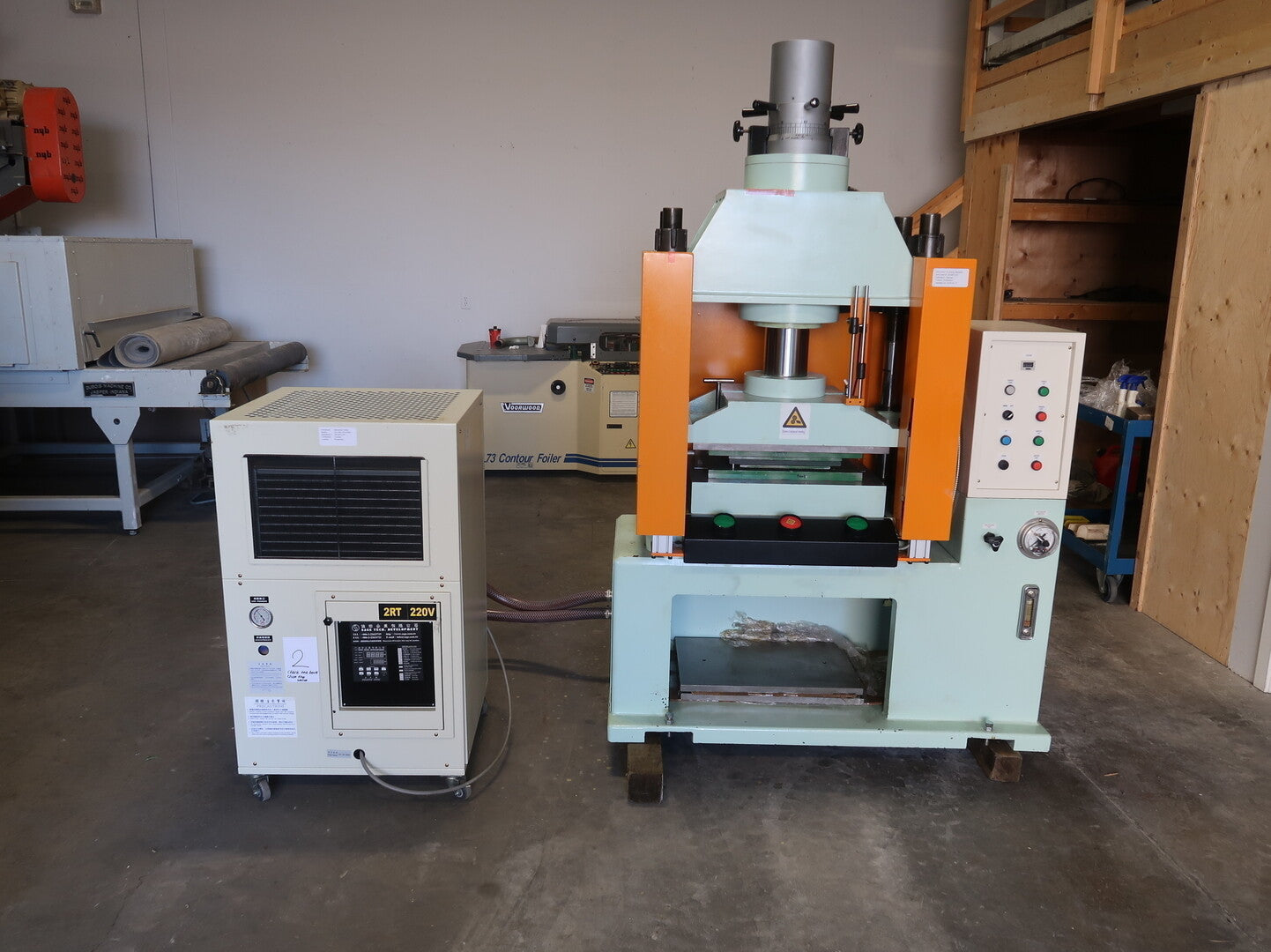 Ningbo #EB-MFG-03, Punching Machine w/Sage Tech APS-24M Chiller, 5 HP, 24000 BTU/Hr, 2016 - Image 1