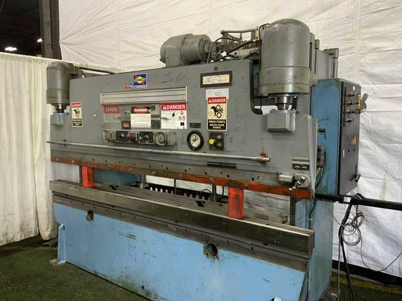 100 Ton, Niagara #HBM-100-8-10, hydraulic press brake, 10' overall, 102" between housing, 7" stroke, 7" throat - Image 3