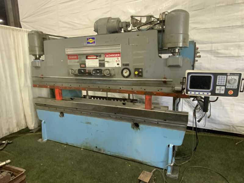 100 Ton, Niagara #HBM-100-8-10, hydraulic press brake, 10' overall, 102" between housing, 7" stroke, 7" throat - Image 5