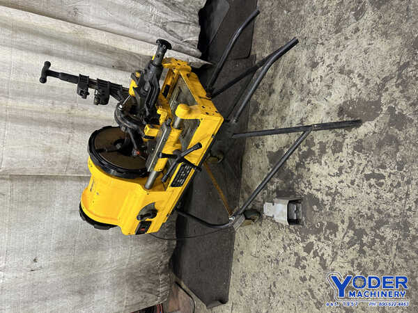 1/2" - 4" Hangzhou #100E, pipe & bolt threader, reamer, cutoff, electric foot pedal, 2007 - Image 1