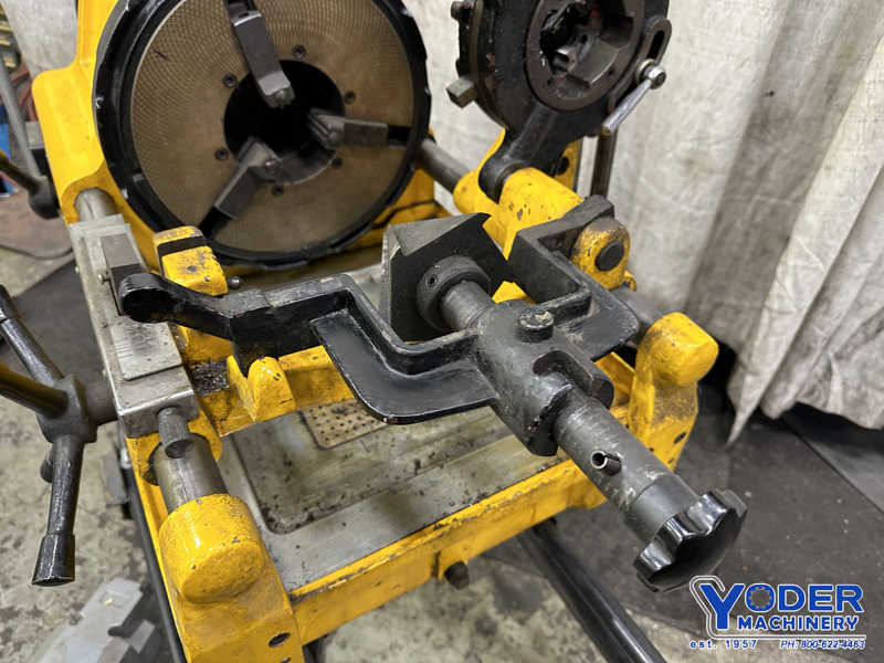 1/2" - 4" Hangzhou #100E, pipe & bolt threader, reamer, cutoff, electric foot pedal, 2007 - Image 10