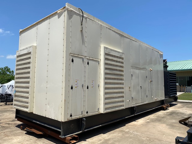 1500 KW Caterpillar #G3516C, Natural gas generator set, 277/480 Volts, 3-phase, 2175 HP @ 1800 RPM, sound - Image 1