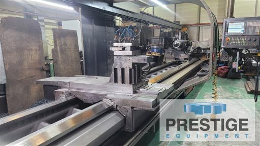 Hwacheon #Mega, 51" swing, 393" centers, 630 RPM, 10" spindle bore, Siemens 828D CNC, 2011, #43367 - Image 2