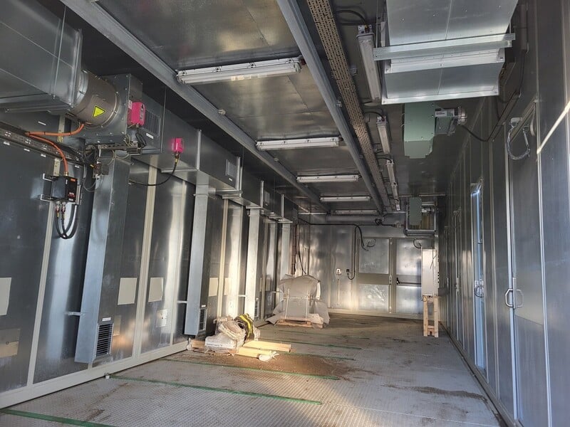 Insulated Sound Attenuated Enclosure, 513.5" x 157" x 128" Inside Dimension, (4) 40.25" x 3" x 91.5" Side - Image 10