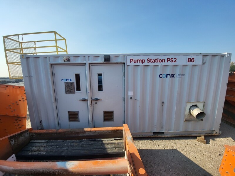 Corix, Dewatering Pump Station, 255" x 120" x 110" Container, 3' x 4' triple-pane window, 10" Valves, 20 kVA - Image 4
