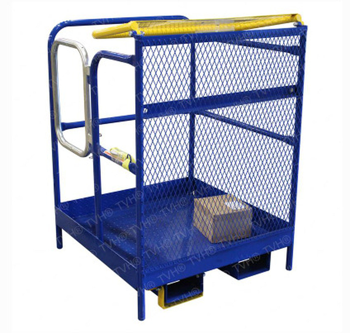TVH #SYWP-3636-CA, Work Platform with Casters TSA, 36" x 36" platform, 1000 lb. capacity, 16" fork pocket - Image 1