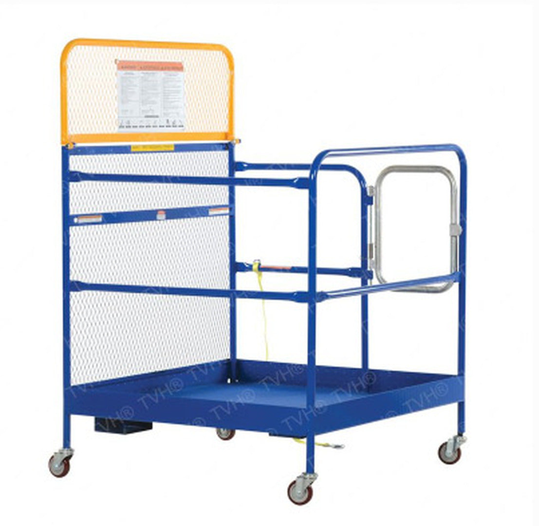 TVH #SYWP-4848-CA, Work Platform with Casters TSA, 48" x 48" platform, 1000 lb. capacity, Fixed Wheel - Image 1