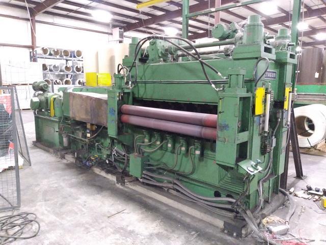 60" x .08" Octagon, 6-Hi precision leveler w/controls, 1.25" work roll diameter, 19 work rolls - Image 1