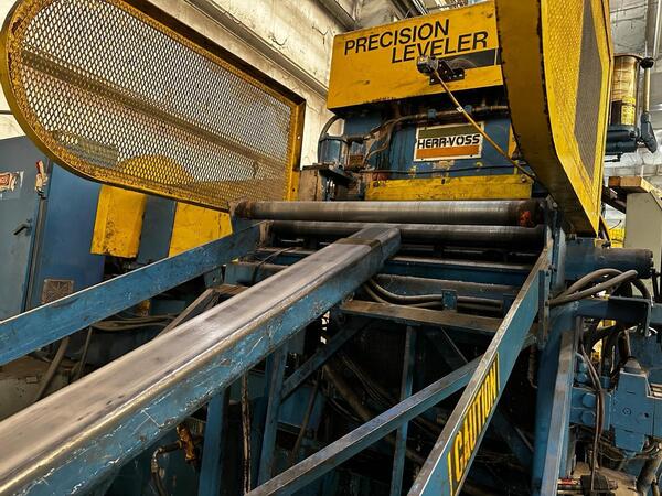 30" x .06" Herr Voss / Herr Voss, hi-speed blanking line, 20000 lb., 20" ID, 72" OD, 125 FPM - Image 2