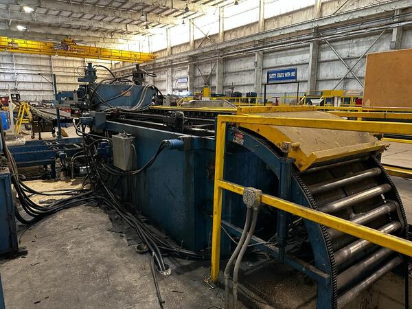 30" x .06" Herr Voss / Herr Voss, hi-speed blanking line, 20000 lb., 20" ID, 72" OD, 125 FPM - Image 7