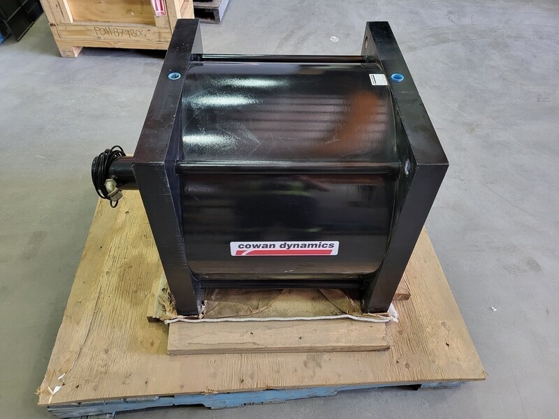 Cowan Dynamics #ZAYLA48X0/0055595, Double-Acting Pneumatic Actuator, 16" Stroke, 24" Bore, S/N 16094903 - Image 1