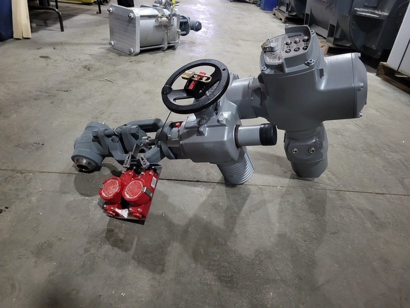 2" HP Valves/Key Valve Technologies #MOV-34100D2, Globe Valve w/Actuator, 179 bar, 19 RPM, 575 VAC, 2014 - Image 3