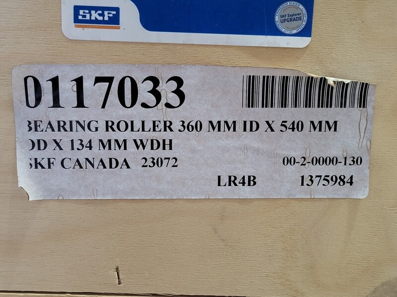 SKF #23072-CACK/C3W33, Spherical Roller Bearing w/Tapered Bore, 360 mm Bore, 540 mm Outside dia., 134 mm - Image 5