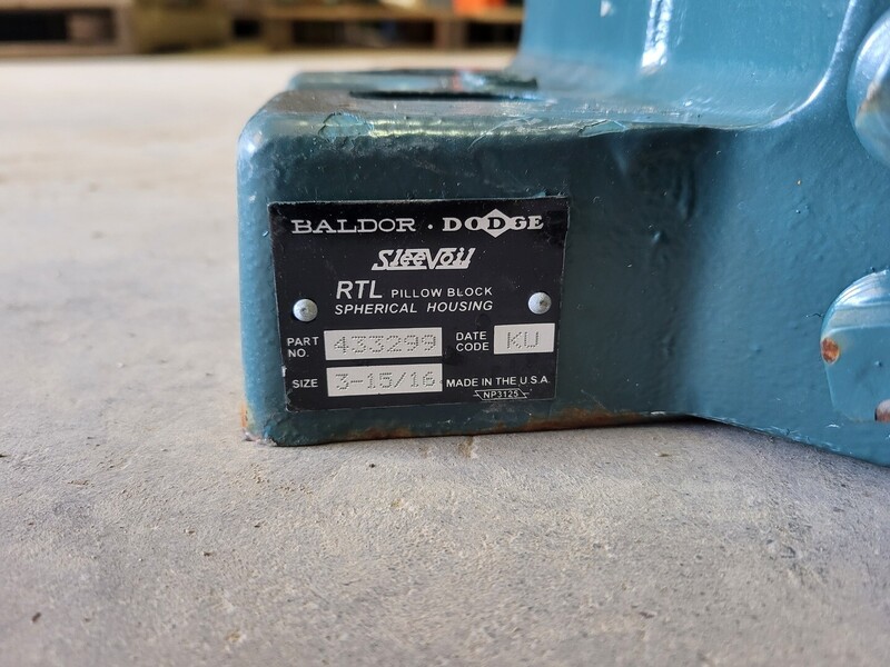 Baldor Dodge #433299, Pillow Block Spherical Housing, 3-15/16" Bore Dia., 2016 - Image 2