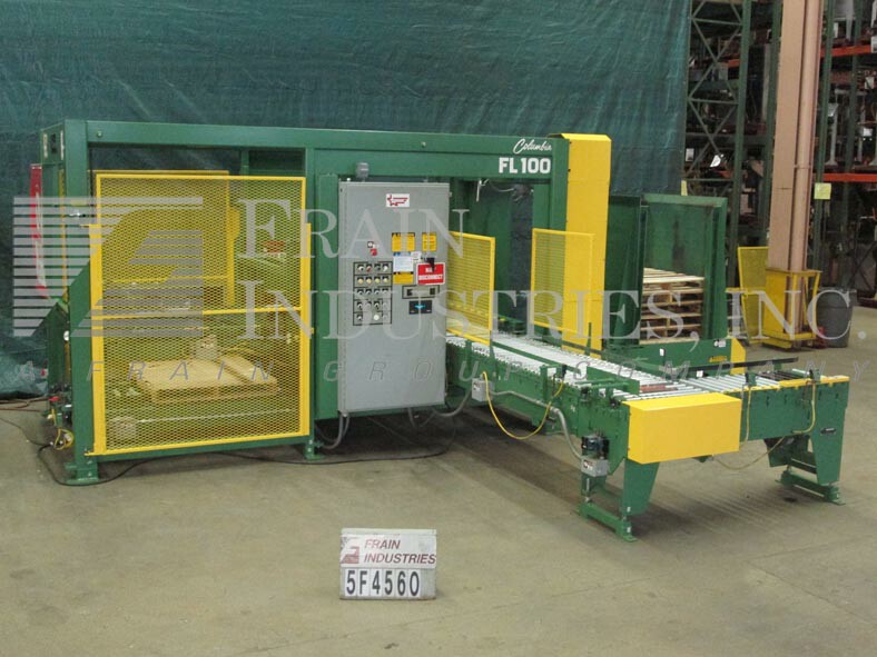 Columbia #FL100, low level, full case palletizer, 5-12 cases per minute, with 12 capacity empty pallet - Image 5