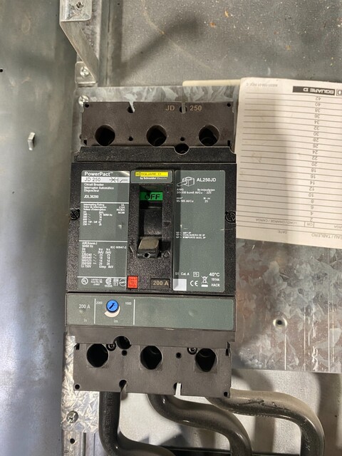 400 Amp. Square D NF Panelboard, 208Y/120V 3PH 4W 30 Space Main JDL36200 CAN SHIP - Image 8