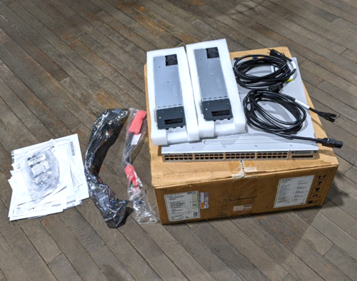 Cisco #WS-C3850-48U Catalyst 3850 Ethernet Switch 48 Port 10/100/1000 UPOE NOS - Image 1