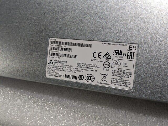 Cisco #WS-C3850-48U Catalyst 3850 Ethernet Switch 48 Port 10/100/1000 UPOE NOS - Image 6