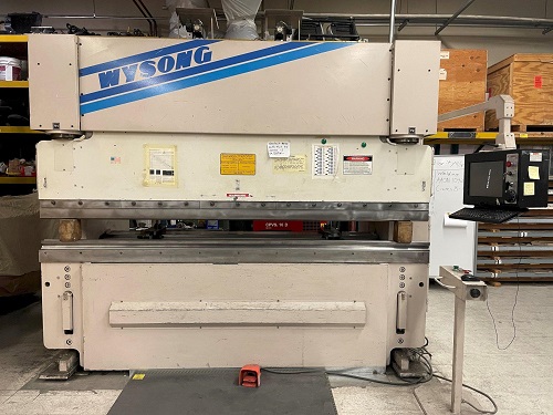 175 Ton, Wysong #PHS175-120, 7-Axis CNC hydraulic press brake, 10' overall, 102" between housing, 8" stroke - Image 1
