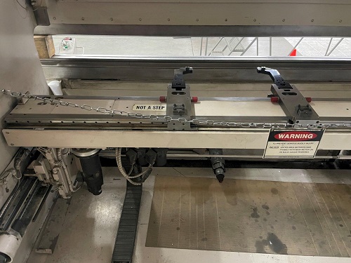 175 Ton, Wysong #PHS175-120, 7-Axis CNC hydraulic press brake, 10' overall, 102" between housing, 8" stroke - Image 2