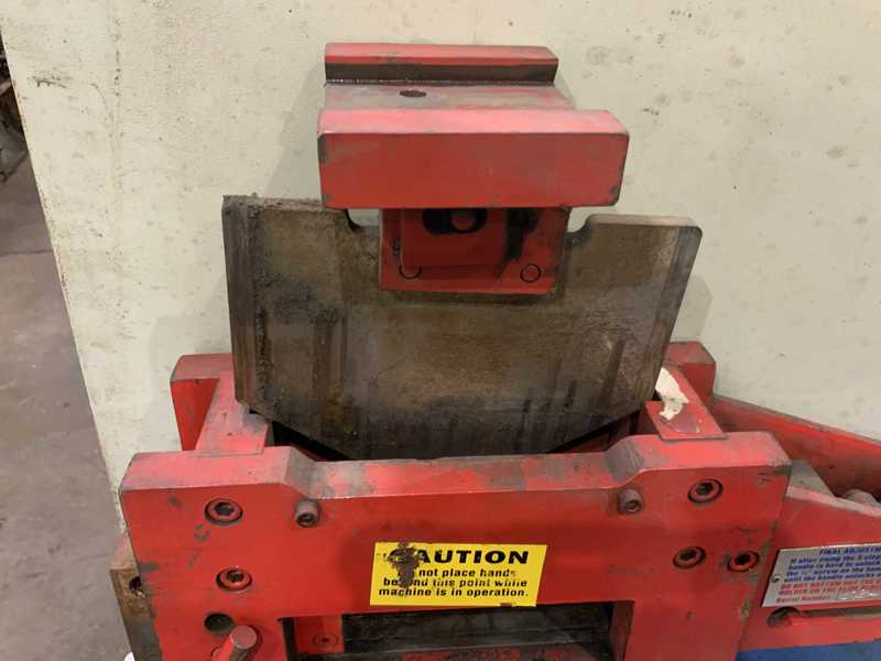 2"-8" Channel shear attachment, Piranha, 1/2"slug, fir Piranha ironworker, serial #3024 - Image 3