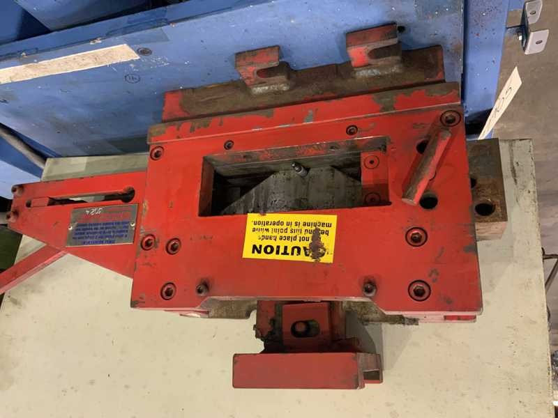 2"-8" Channel shear attachment, Piranha, 1/2"slug, fir Piranha ironworker, serial #3024 - Image 5