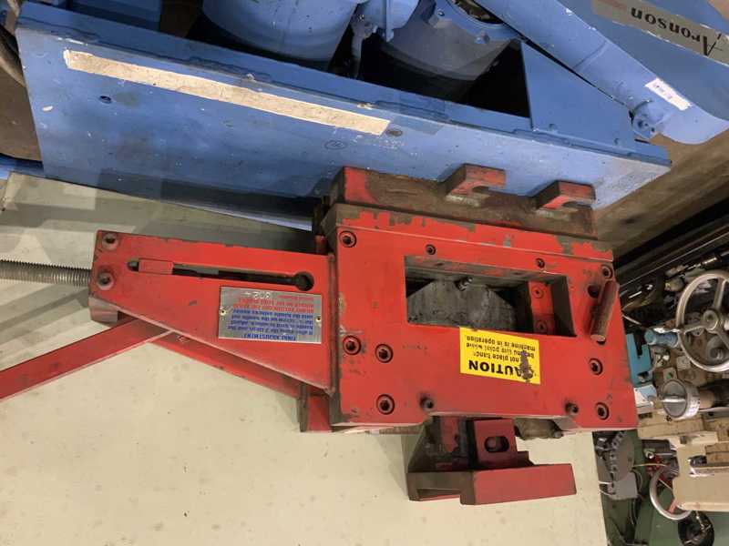 2"-8" Channel shear attachment, Piranha, 1/2"slug, fir Piranha ironworker, serial #3024 - Image 7