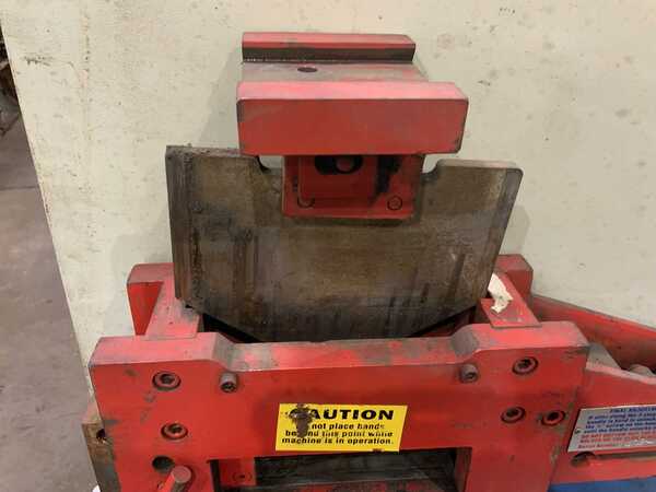 2"-8" Channel shear attachment, Piranha, 1/2"slug, fir Piranha ironworker, serial #3024 - Image 10