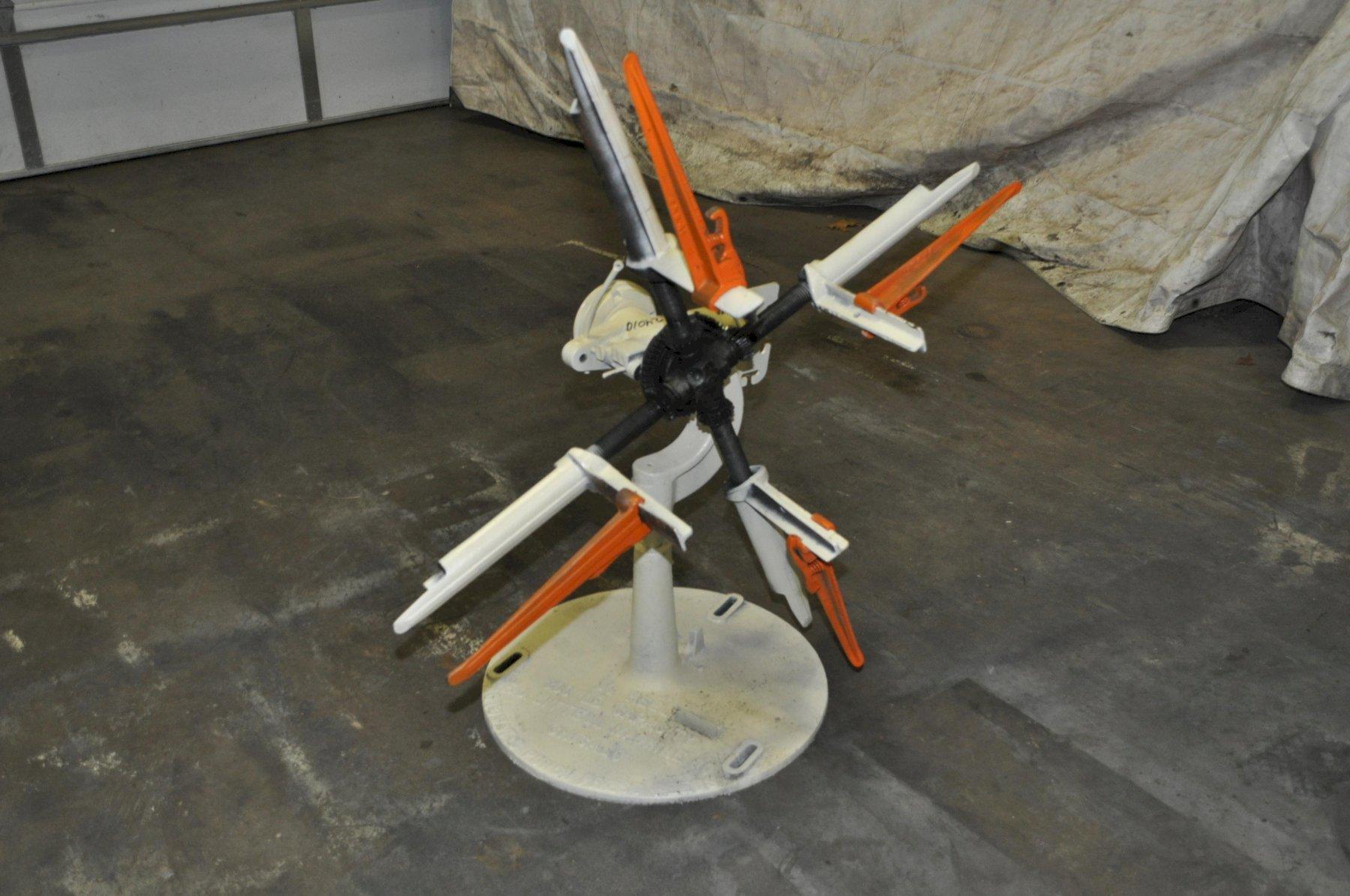 300 lb. Littell #300, non-motorized uncoiler, 8" mandrel, 36" outside dimensions, 10"-20" ID, manual - Image 1