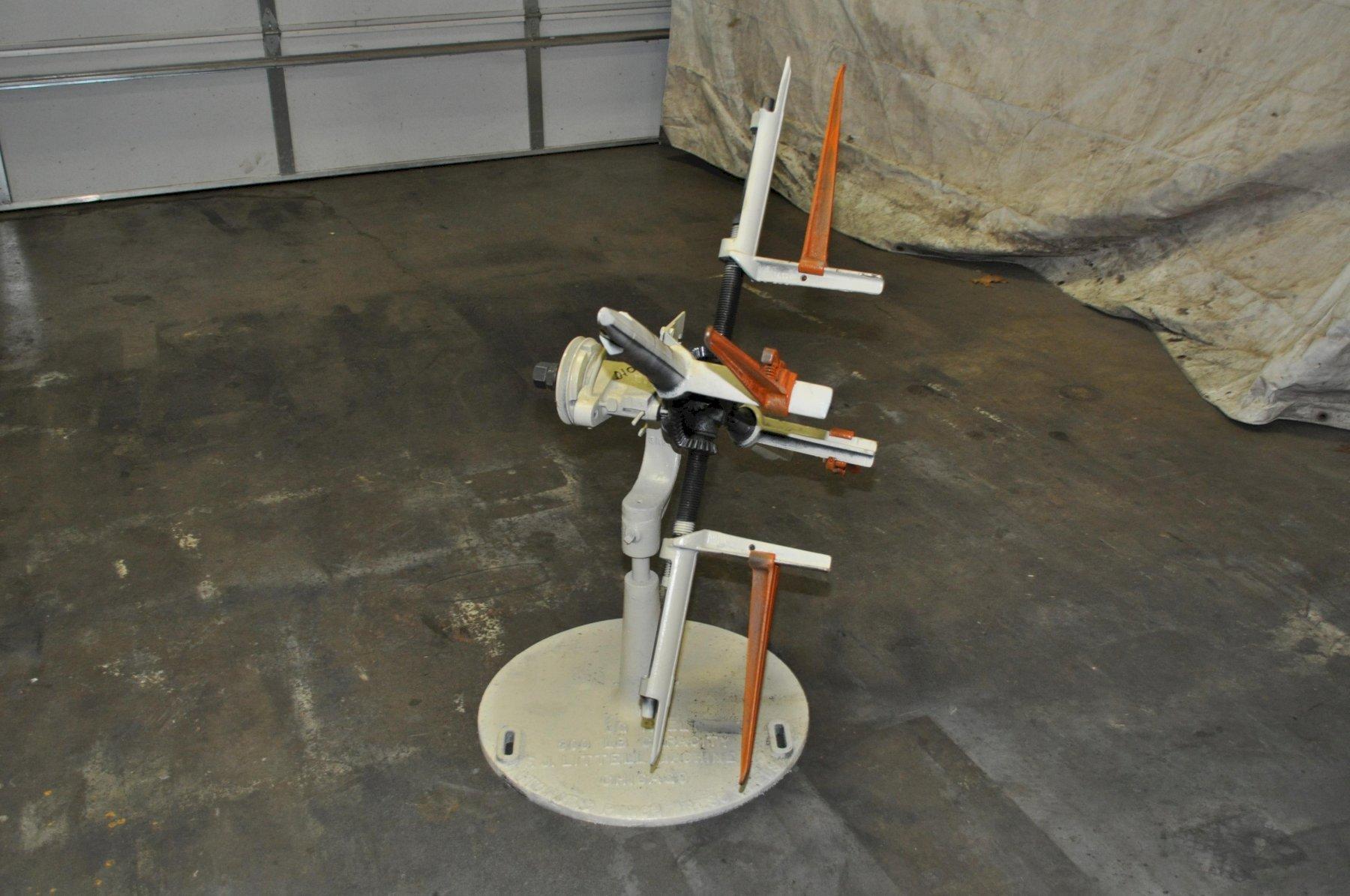 300 lb. Littell #300, non-motorized uncoiler, 8" mandrel, 36" outside dimensions, 10"-20" ID, manual - Image 5