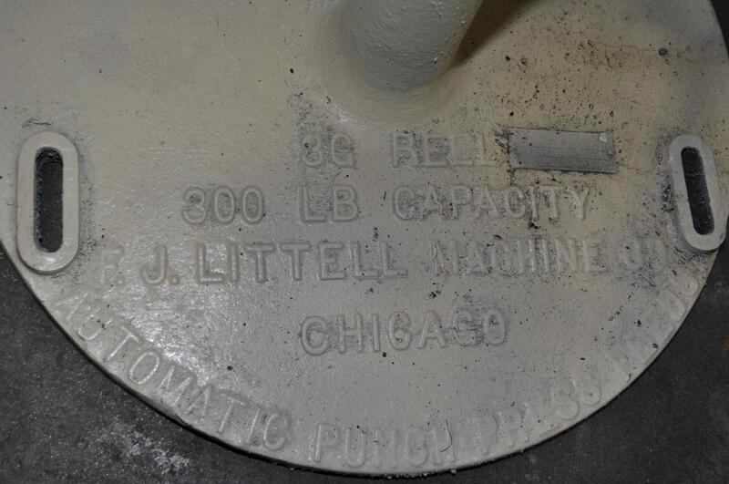 300 lb. Littell #300, non-motorized uncoiler, 8" mandrel, 36" outside dimensions, 10"-20" ID, manual - Image 7