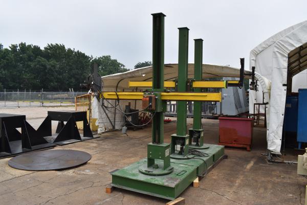 6' x 6' Stinger #6x6M-PC, welding manipulator, 120 V., manual push car - Image 1