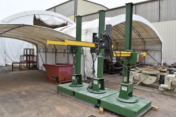 6' x 6' Stinger #6x6M-PC, welding manipulator, 120 V., manual push car - Image 3