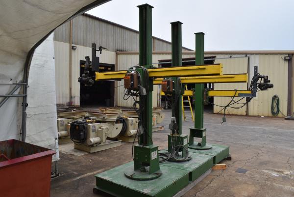 6' x 6' Stinger #6x6M-PC, welding manipulator, 120 V., manual push car - Image 4